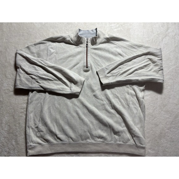 Tommy Bahama Other - TOMMY BAHAMA Men's Long Sleeve Pullover Size XXL Relax Quarter Zip 100% Cotton
